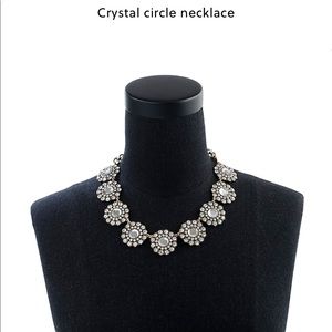 Jcrew Crystal Circle Necklace